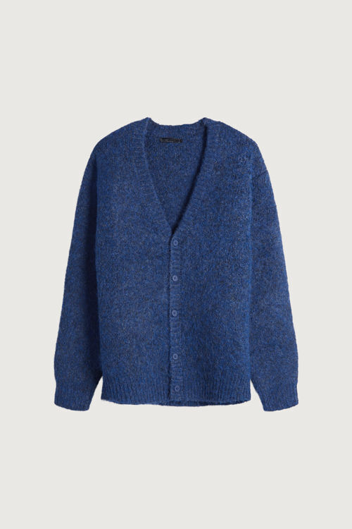 Navy 2025 mohair cardigan